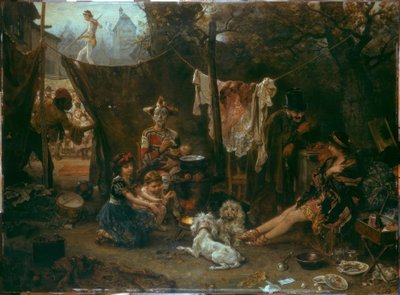 Detrás de la cortina de Ludwig Knaus